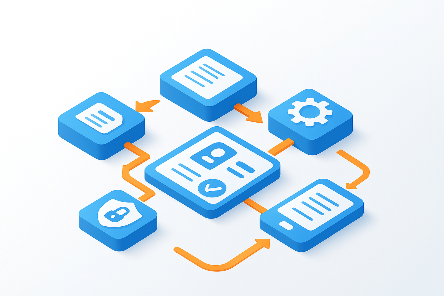 Electronic Forms Service Illustration